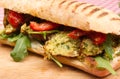 Vegan falafel sandwiches