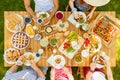 Vegan friends eating fruits