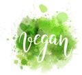 Vegan - handwritten calligraphy