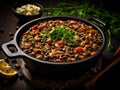 Vegan Hoppin John, savory black-eyed pea stew