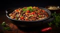 Vegan Hoppin John, savory black-eyed pea stew