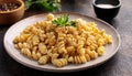 vegan mac an non-cheese, AI generated Royalty Free Stock Photo