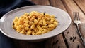 vegan mac and non-cheese, AI generated Royalty Free Stock Photo