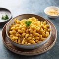 vegan mac and non-cheese, AI generated Royalty Free Stock Photo