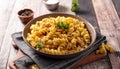 vegan mac and non-cheese, AI generated Royalty Free Stock Photo