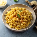 vegan mac an non-cheese, AI generated Royalty Free Stock Photo