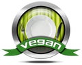 Vegan - Metal Icon