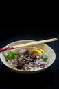 Vegan Pho soup Royalty Free Stock Photo