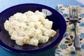 Vegan Potato Salad with Soy Yogurt Dressing Royalty Free Stock Photo
