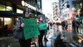 Vegan protest of animal slavery in Izmir, Turkey