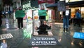 Vegan protest of animal slavery in Izmir, Turkey