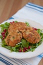 Vegan Quinoa Patties Royalty Free Stock Photo