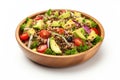 Vegan Quinoa Salad On Isolated Transparent Background