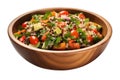 Vegan Quinoa Salad On Isolated Transparent Background