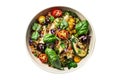 Vegan Quinoa Salad On A Transparent Background. Generative AI
