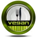 Vegan Restaurant - Green Icon