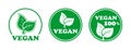 Vegan Product Icon Royalty Free Stock Photo