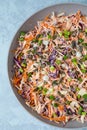Vegan Salad Recipe Royalty Free Stock Photo