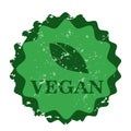 Vegan Seal stamp Royalty Free Stock Photo