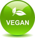 Vegan seal stamp logo Royalty Free Stock Photo