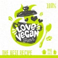 Vegan soup love heart logo fresh organic recipes