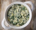 Vegan Spinach Artichoke Dip Royalty Free Stock Photo