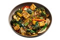 Vegan Stirfry On A Transparent Background. Generative AI Royalty Free Stock Photo