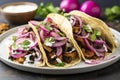 Vegan tacos filled with succulent grilled mushrooms in an explosion of flavor.