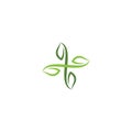 Vegan vector icon illustration Royalty Free Stock Photo