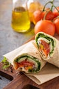 Vegan vegetable wrap