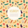 Veganism page template withy pattern.