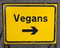 Vegans Sign