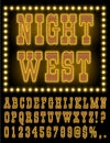 Vegas Night Font