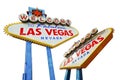 Vegas Sign Isolated Royalty Free Stock Photo