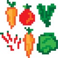 vegeatable pixel art