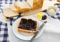 Vegemite Sandwich Royalty Free Stock Photo