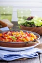 Vegetable and beans stew Royalty Free Stock Photo