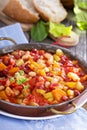 Vegetable and beans stew Royalty Free Stock Photo