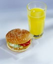 Vegetable burger Royalty Free Stock Photo