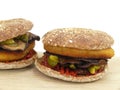 Vegetable burger Royalty Free Stock Photo