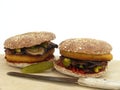 Vegetable burger Royalty Free Stock Photo