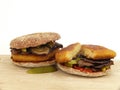 Vegetable burger Royalty Free Stock Photo