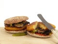 Vegetable burger Royalty Free Stock Photo