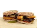 Vegetable burger Royalty Free Stock Photo