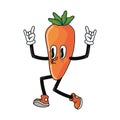 vegetable cartoon character carrot