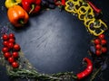 Vegetable circle organic food healthy nutrition