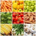 Vegetable collage Royalty Free Stock Photo