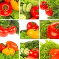 Vegetable collage Royalty Free Stock Photo