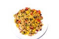 Vegetable cous cous meal. Royalty Free Stock Photo