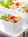 Vegetable couscous with tomatoes